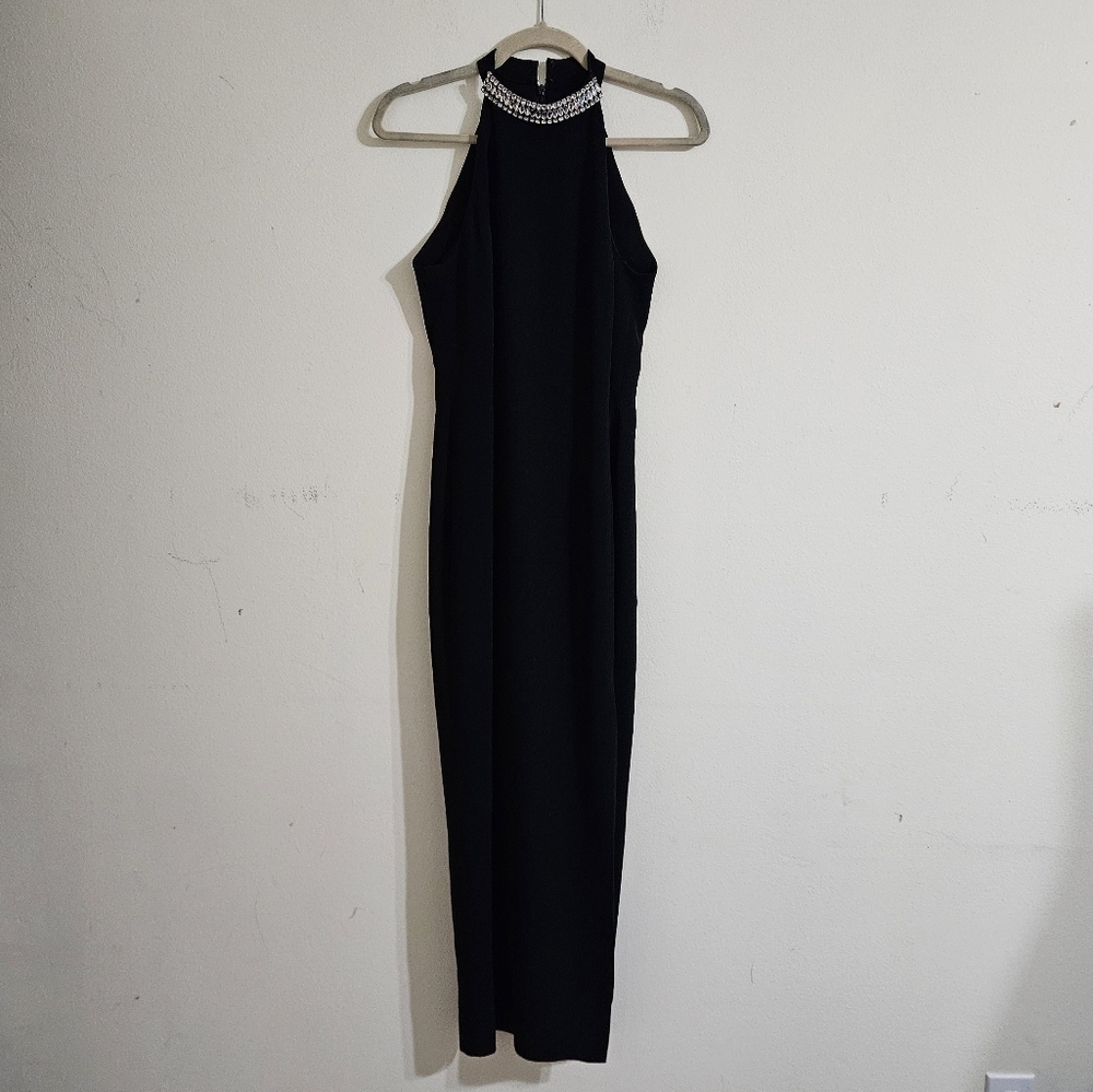 Daymor Couture Embellished Collar Gown